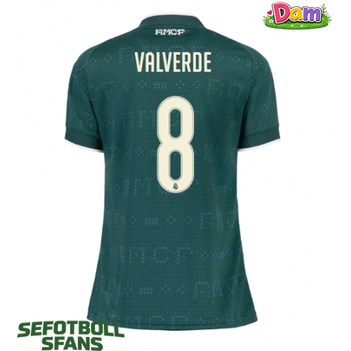 Real Madrid Federico Valverde #8 Bortatröja Kvinnor 2026-27 Kortärmad